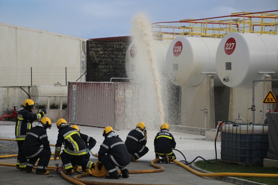 A Bensaude Energia promoveu um Exercício de Emergência no Terminal de Combustíveis da Nordela