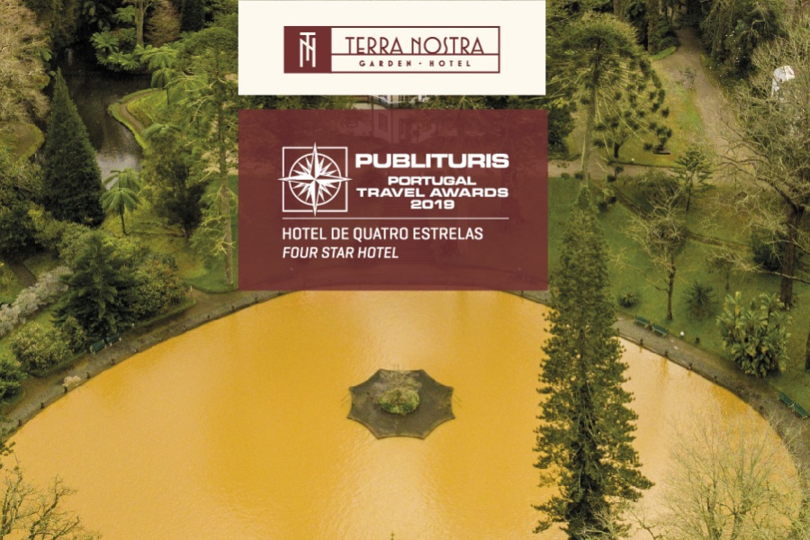 O Terra Nostra Garden Hotel recebe prémio de Melhor Hotel de 4 estrelas de Portugal