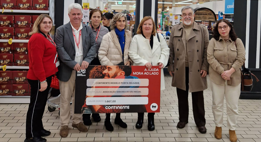 Continente shops in the Azores raise over 23,000 euros for 11 local institutions 